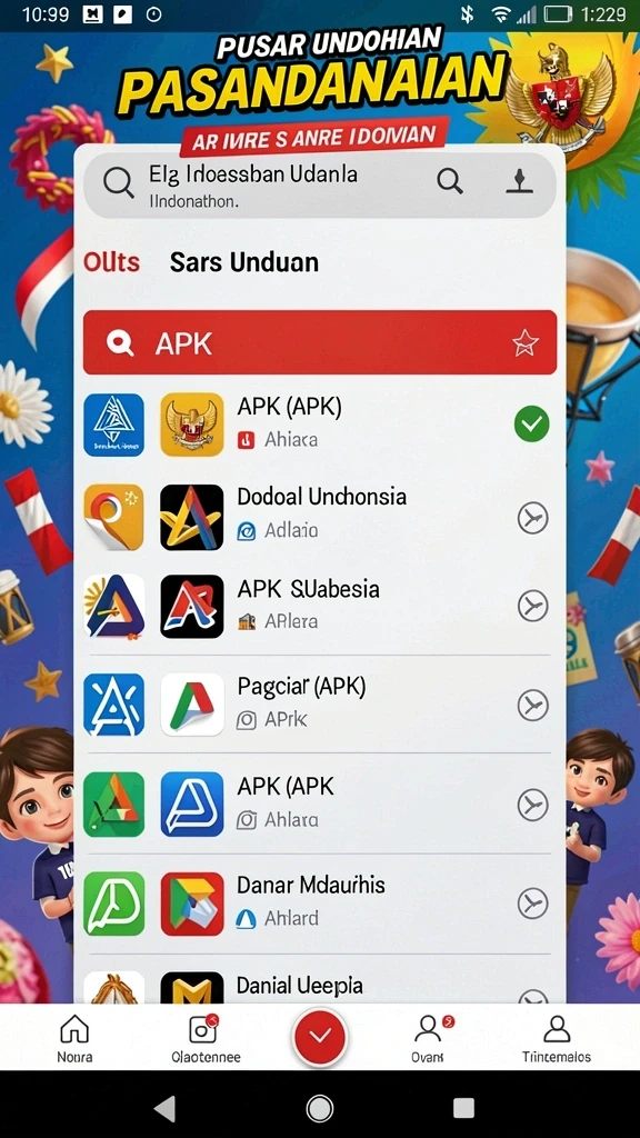 Tampilan antarmuka sederhana dan menarik.
