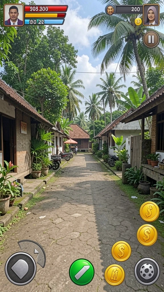 Tampilan awal yang menarik dan mengundang.