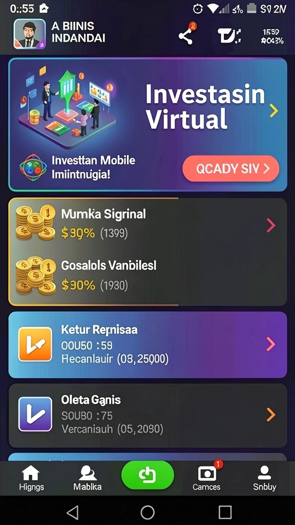 Fitur multiplayer yang memungkinkan permainan bersama teman.