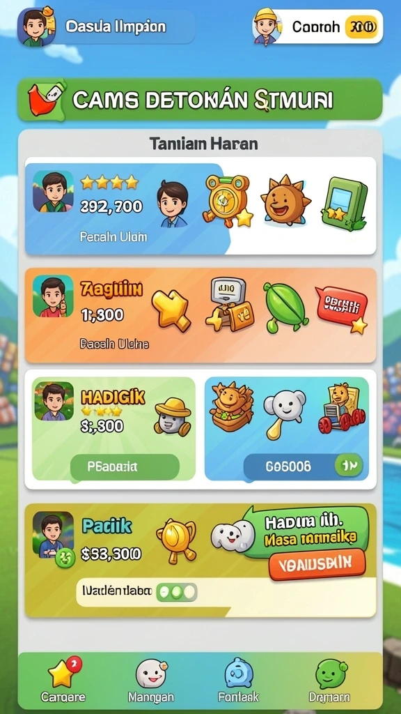 Tampilan antarmuka yang menarik dan mudah digunakan.