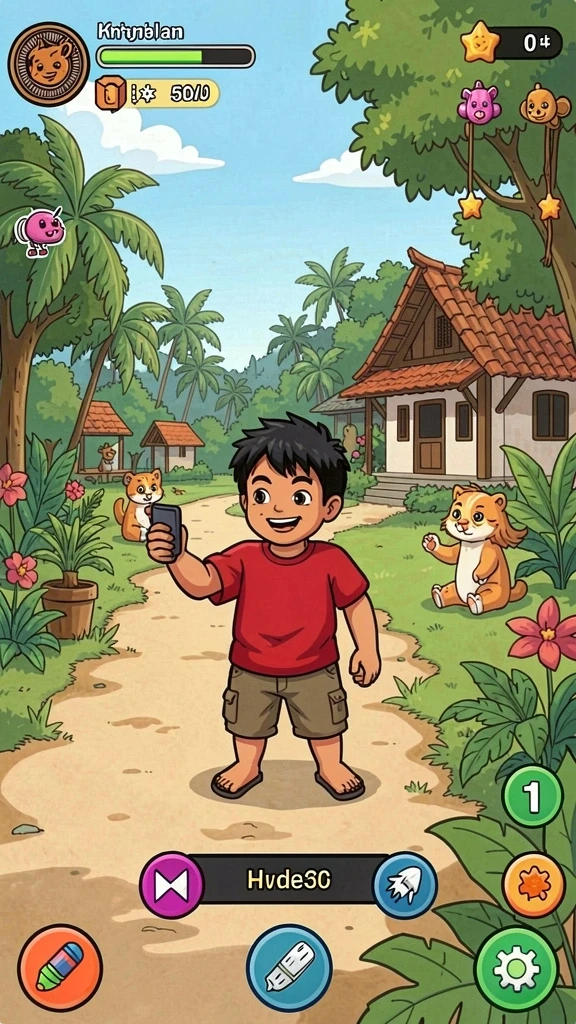 Tampilan antarmuka aplikasi yang intuitif.