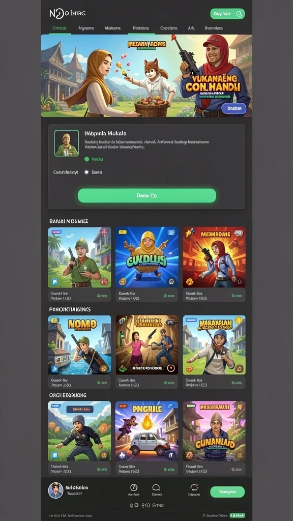 Gameplay yang seru dengan berbagai tantangan menarik.