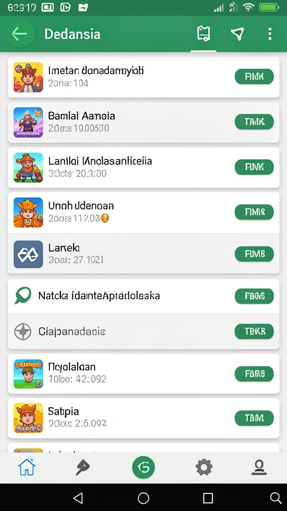 Tampilan awal aplikasi BOSKU33 yang user-friendly.