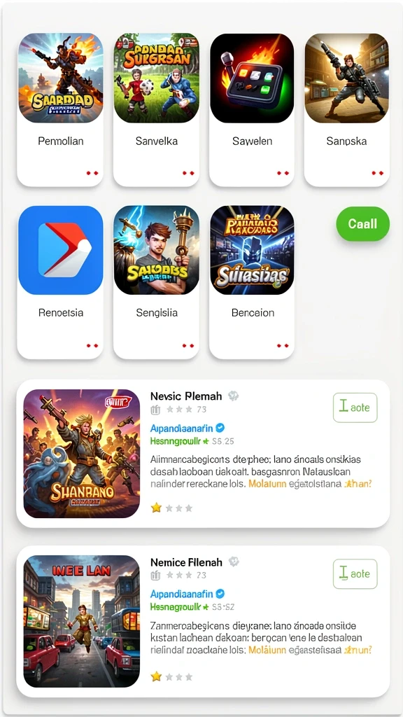 Karakter unik dengan desain menarik.