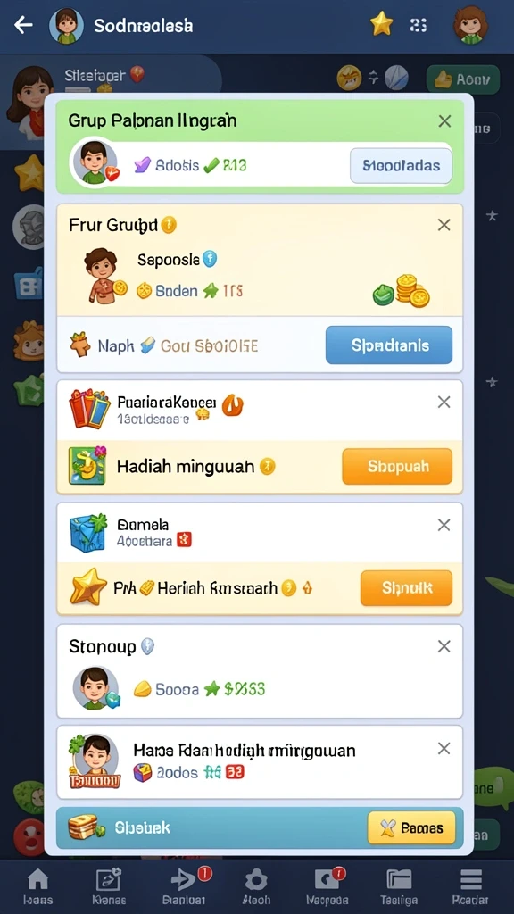 Tampilan antarmuka CAKRA777 yang menarik dan mudah digunakan.
