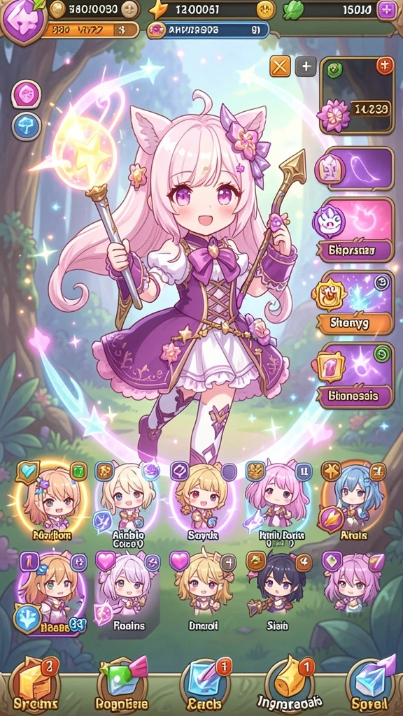 Screenshot menampilkan grafis yang menakjubkan dalam game DEWI11.