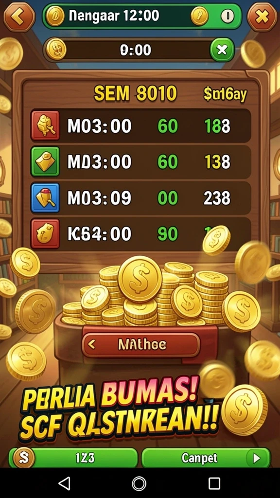 Level petualangan yang penuh tantangan.
