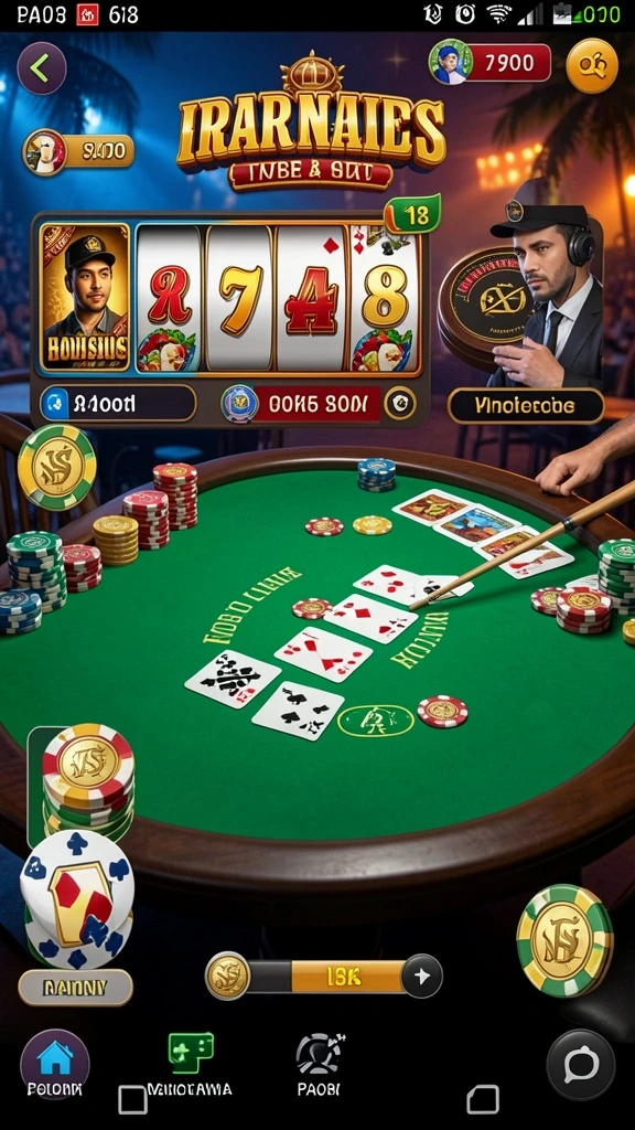 Visualisasi grafik yang memukau dalam game.