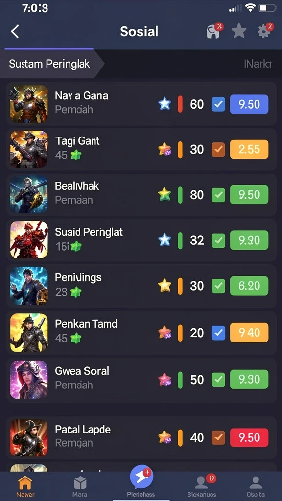 Screenshot menunjukkan karakter utama dalam aksi yang mendebarkan.