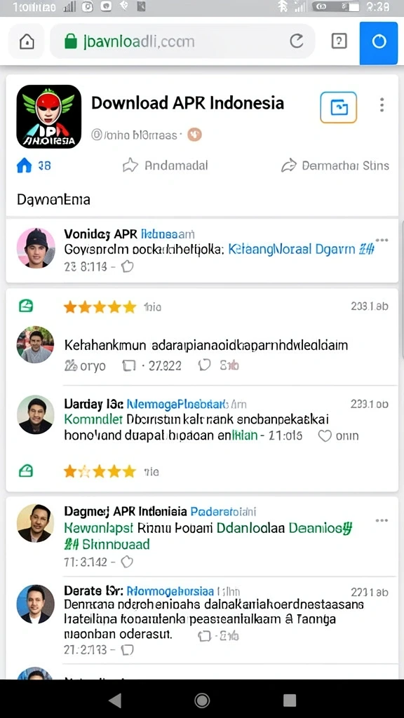 Tangkapan layar menunjukkan misi seru dalam GAMERP.
