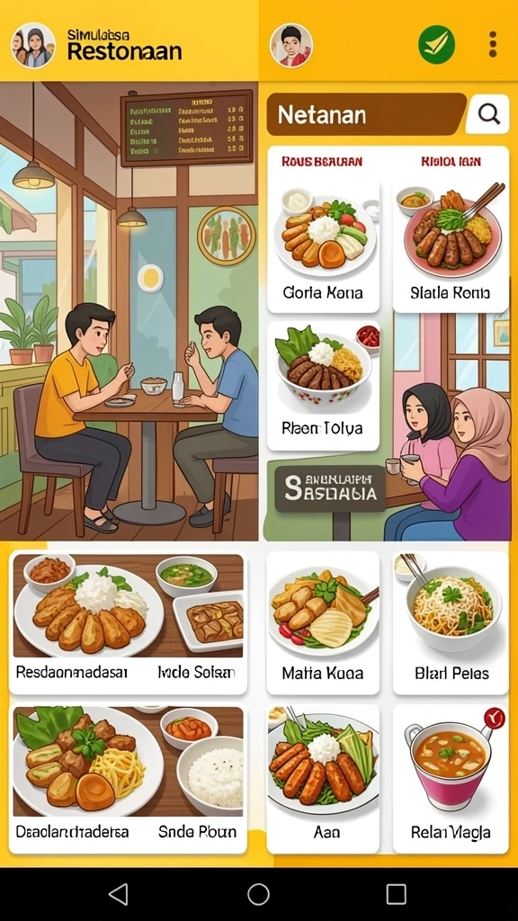 Fitur multiplayer yang memungkinkan bermain bersama teman.