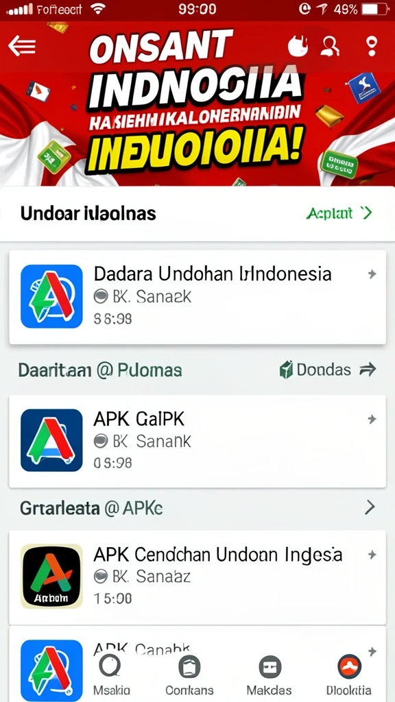 Tampilan karakter ninja yang beragam dan menarik.