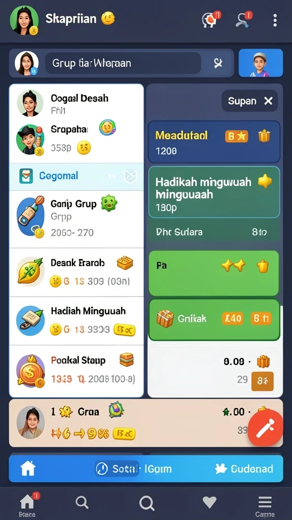 Antarmuka aplikasi yang mudah digunakan.