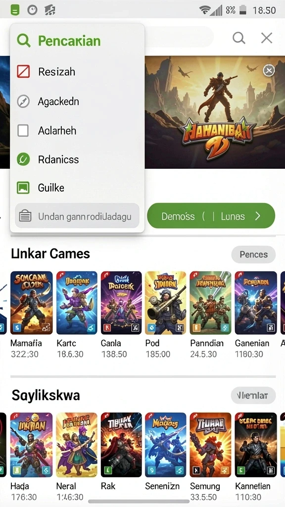 Gambaran mode multiplayer yang seru dengan teman-teman.