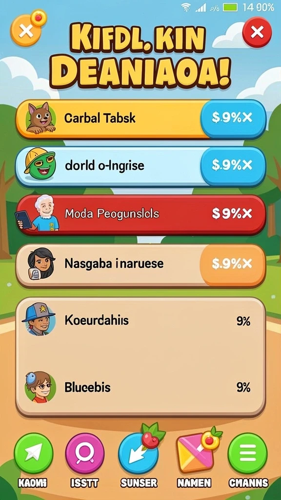 Screenshot ini menunjukkan tampilan awal yang menarik dari KAOL68.