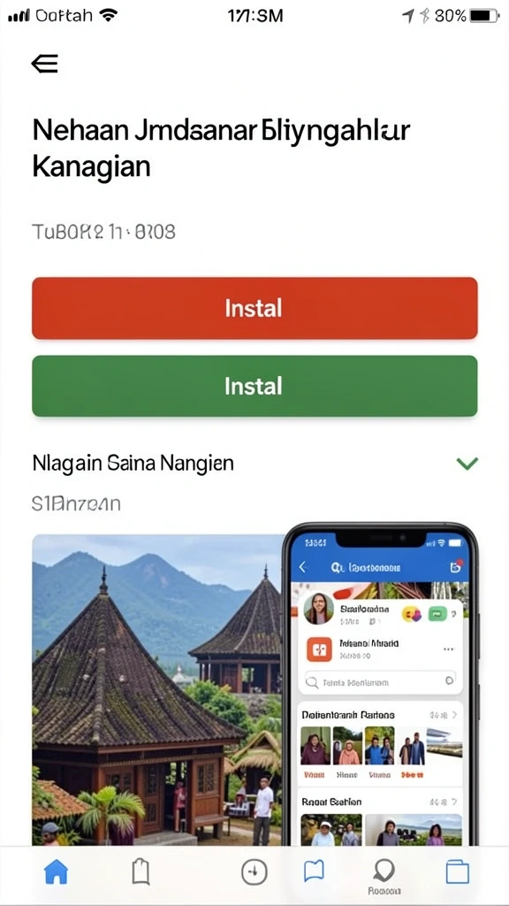 Tampilan awal aplikasi KEPO66 yang menarik.