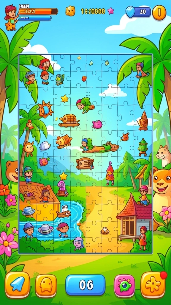Screenshot saat bermain multiplayer dengan teman.