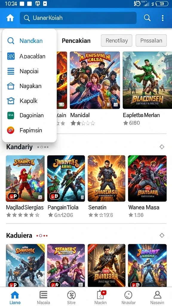 Tampilan antarmuka yang menarik dan mudah dinavigasi.