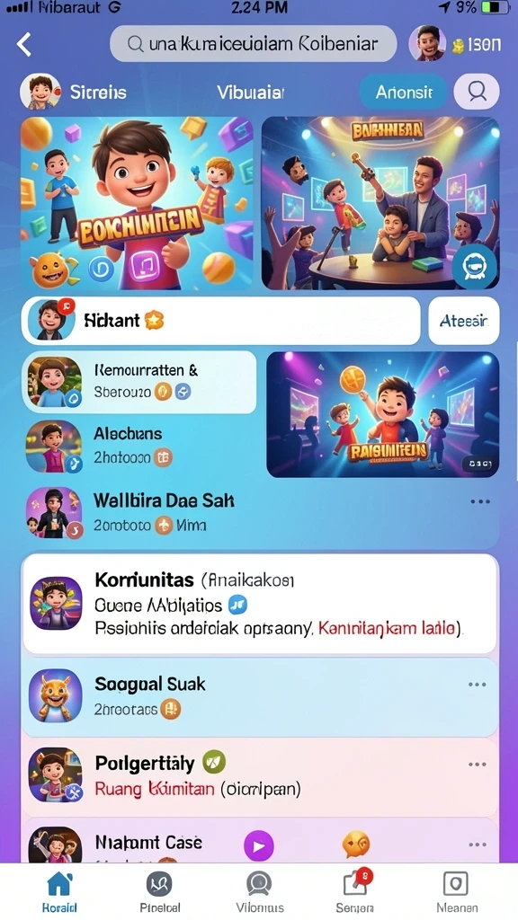 Karakter yang dapat dikustomisasi sesuai keinginan.
