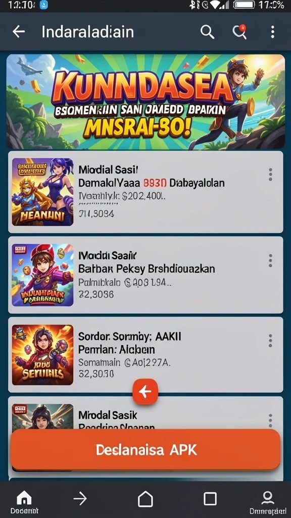 Fitur chat untuk berinteraksi dengan pemain lain.