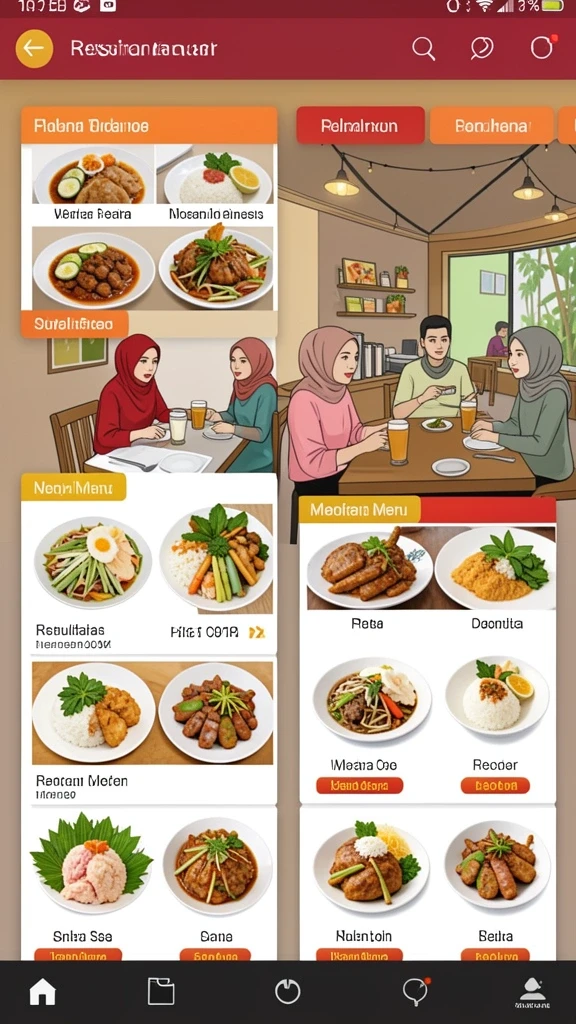 Skrinsut pertama menampilkan antarmuka permainan yang menarik.