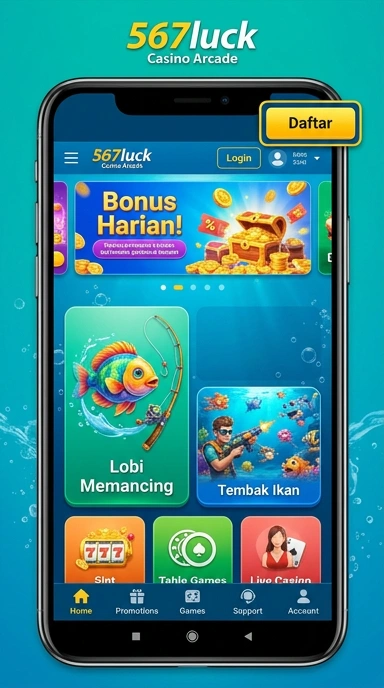 567luck — menu pengaturan